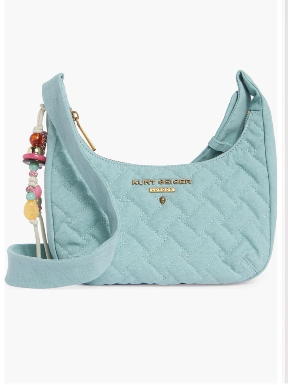 Angel Quilted Hobo Shoulder Bag BNWT